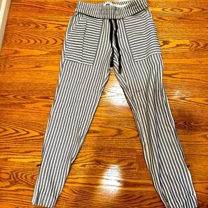 Veronica beard striped joggers